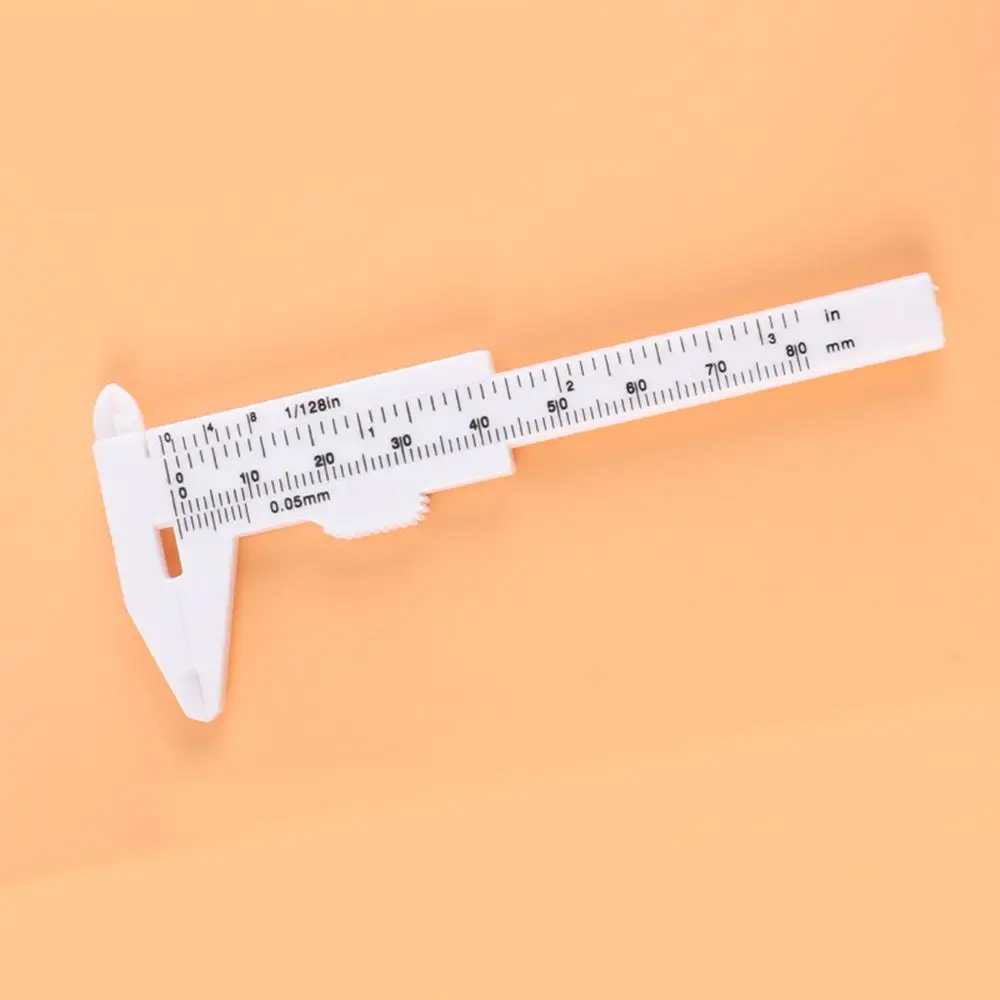 

80mm Novice Makeup Tools Sliding Design Professional Eyebrow Measuring Ruler Vernier Caliper Measurement Tools Thrush Artifact
