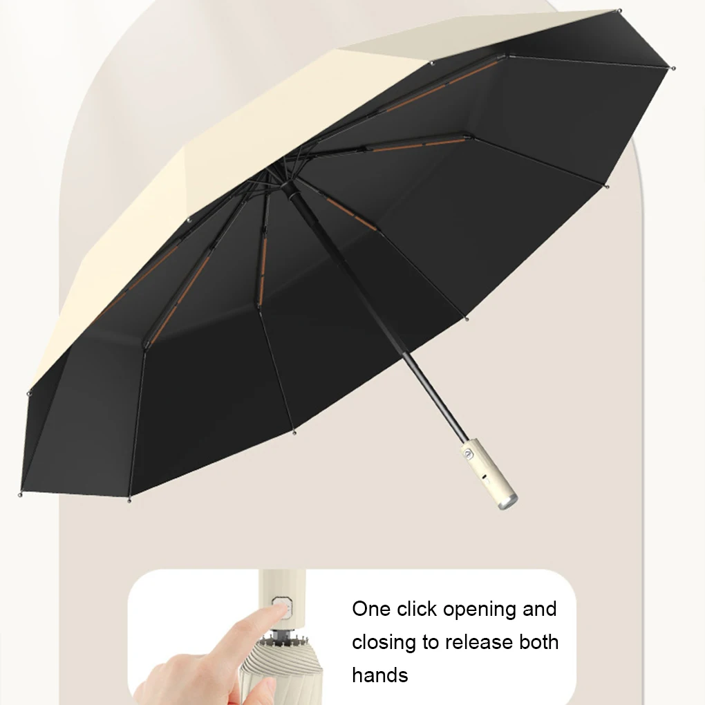 USB Charging Fan Umbrella With Fan Summer Cooling Sun Block Folding Umbrella Luxury Business Gift Umbrella Beach Umbrella