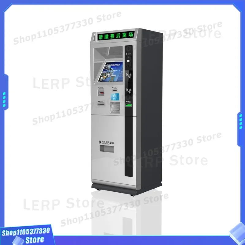 Self Service Ticket Vending Machine With Cash Coin Credit Debit Card And E Wallet QR Code Payment Support For Station