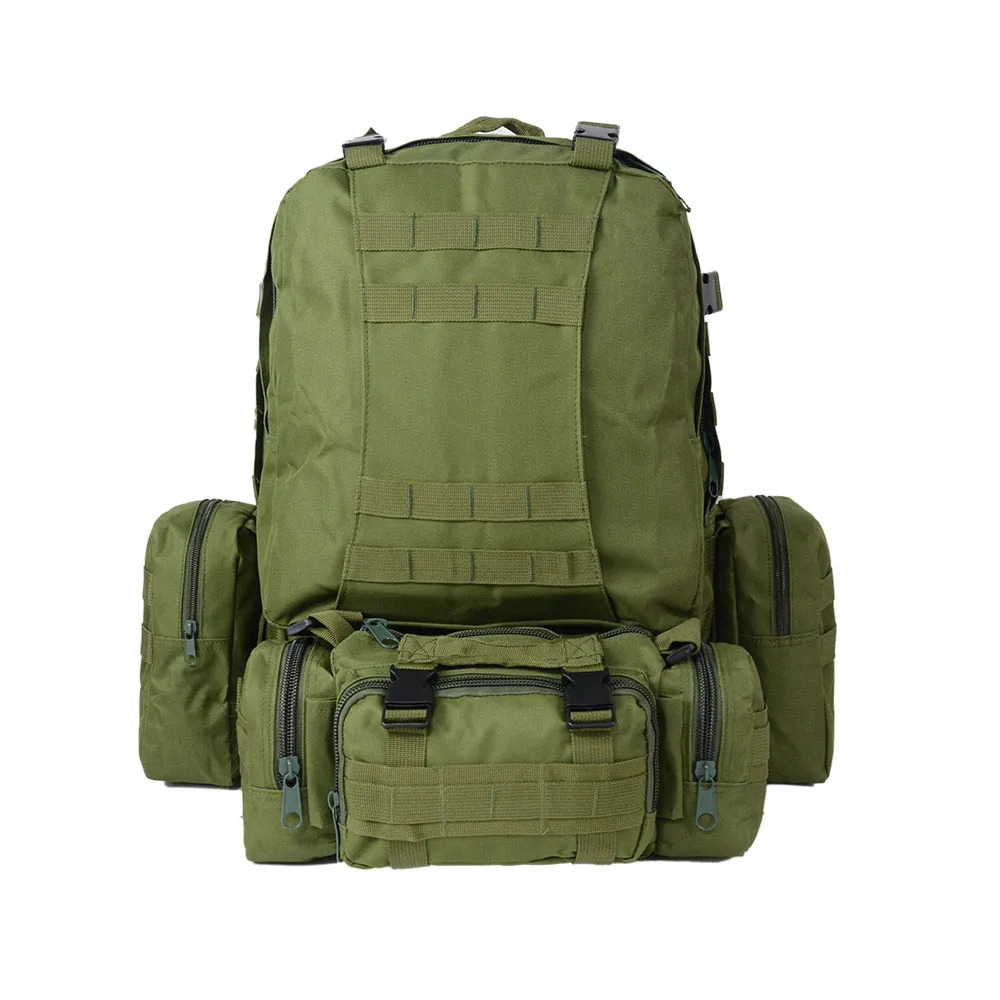 

55L large capacity multi-functional combination backpack tactical mountaineering bag cycling sports outdoor shoulder cycling fie