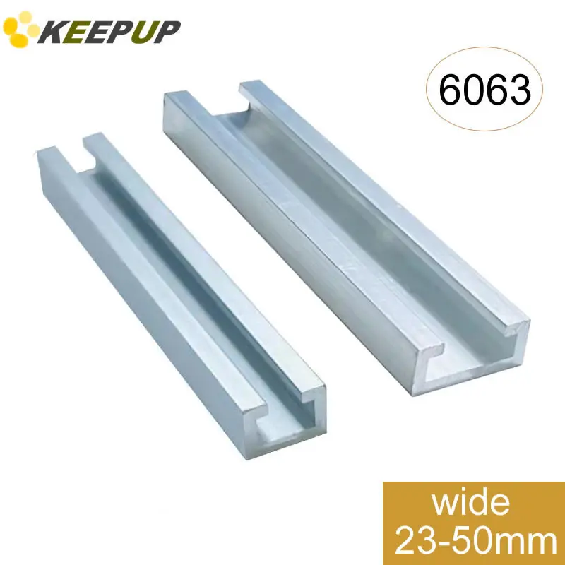 T Slot Track Aluminum T Channel Wide 20-50mm Corrosion Resistant Photoelectric Switch Mounting Slot for Furniture DIY