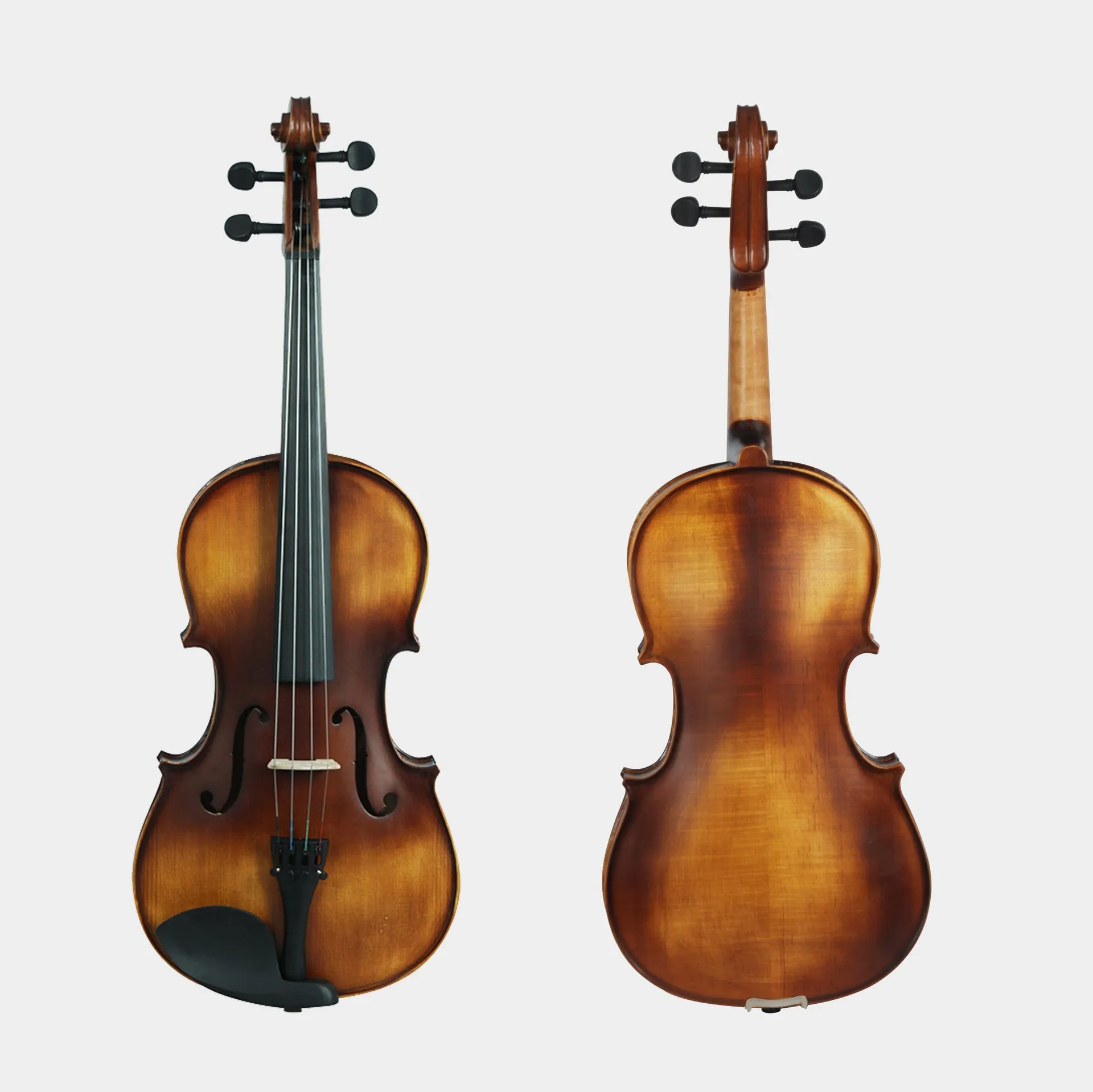 

Vintage Matte Viola, Spruce Solid Wood Dyed Black Accessories, Beginner Performance Exam, Viola First choice for beginners