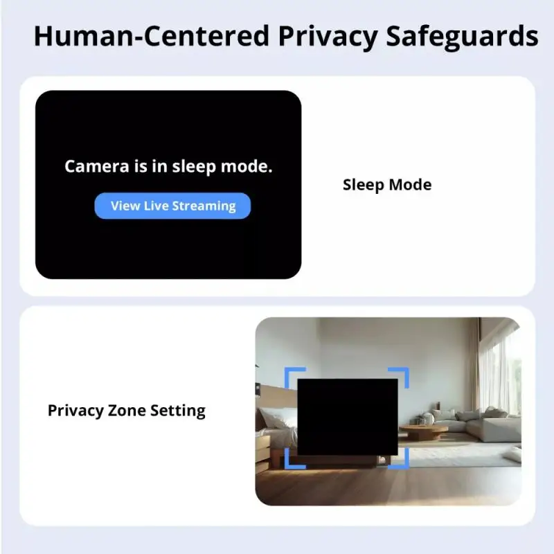 SONOFF CAM Slim Gen2 WiFi cámara de seguridad inteligente para el hogar 1080P HD detección humana modo de suspensión visión nocturna Audio bidireccional cámara interior