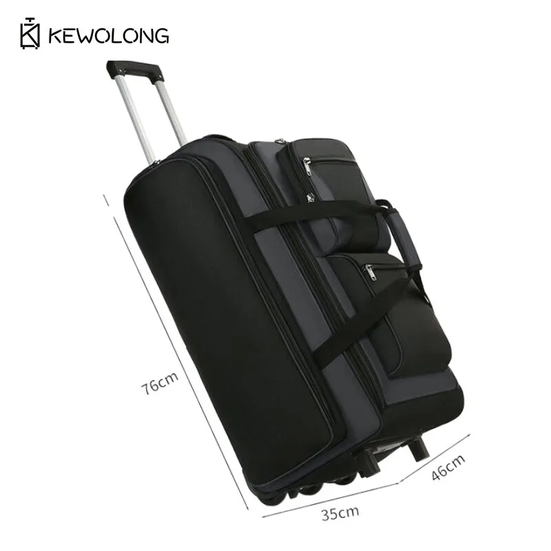 Extra Large Duffle Bag with Wheels and Handle, Heavy Duty Travel Luggage for Moving Work Business Trip Airport Check In