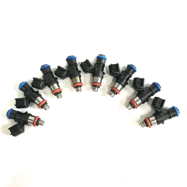 8-Piece 1000cc 96lb EV6 Racing Injector High Impedance for LS Series LSA LS3 LS7 LS9 Turbocharger Upgrade