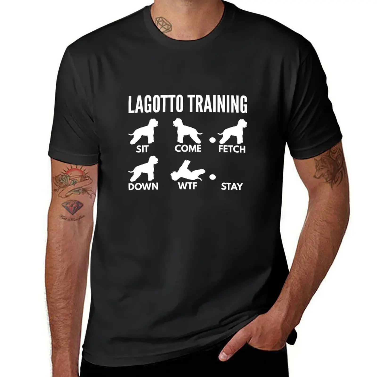 

Lagotto Training - Lagotto Romagnolo Tricks T-Shirt funny shirt cotton Personalized t-shirt custom shirt tshirts for men