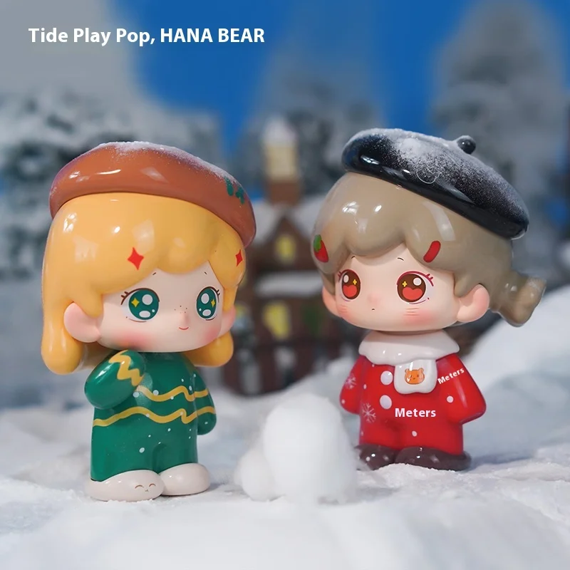 

Trendy Pop HANABEAR Mini Temperature Changing Blind Box Toy Sweet Time Show Desktop Decoration Girls Room Accessories