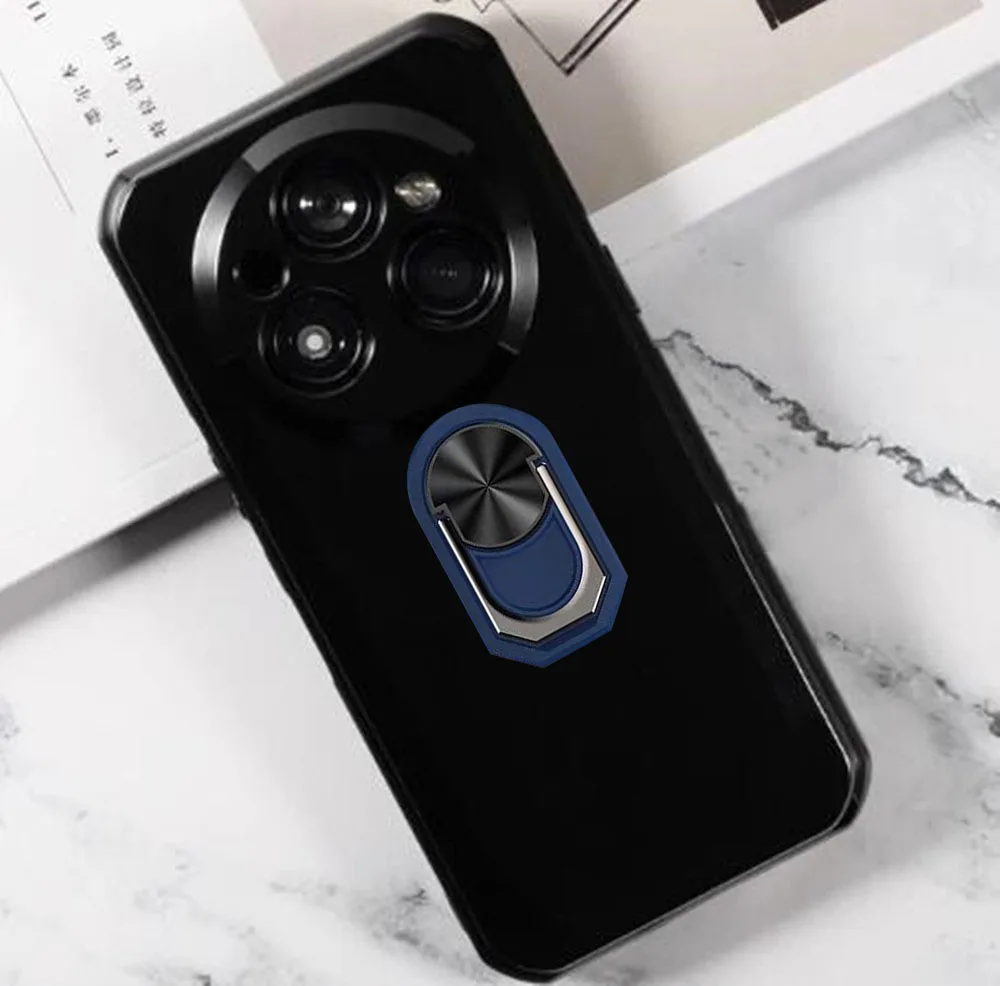 For Oukitel WP39 WP35 OukitelWP35 Back Finger Ring Soft TPU Silicone Case OukitelWP39 2024 Bracket Phone Cover