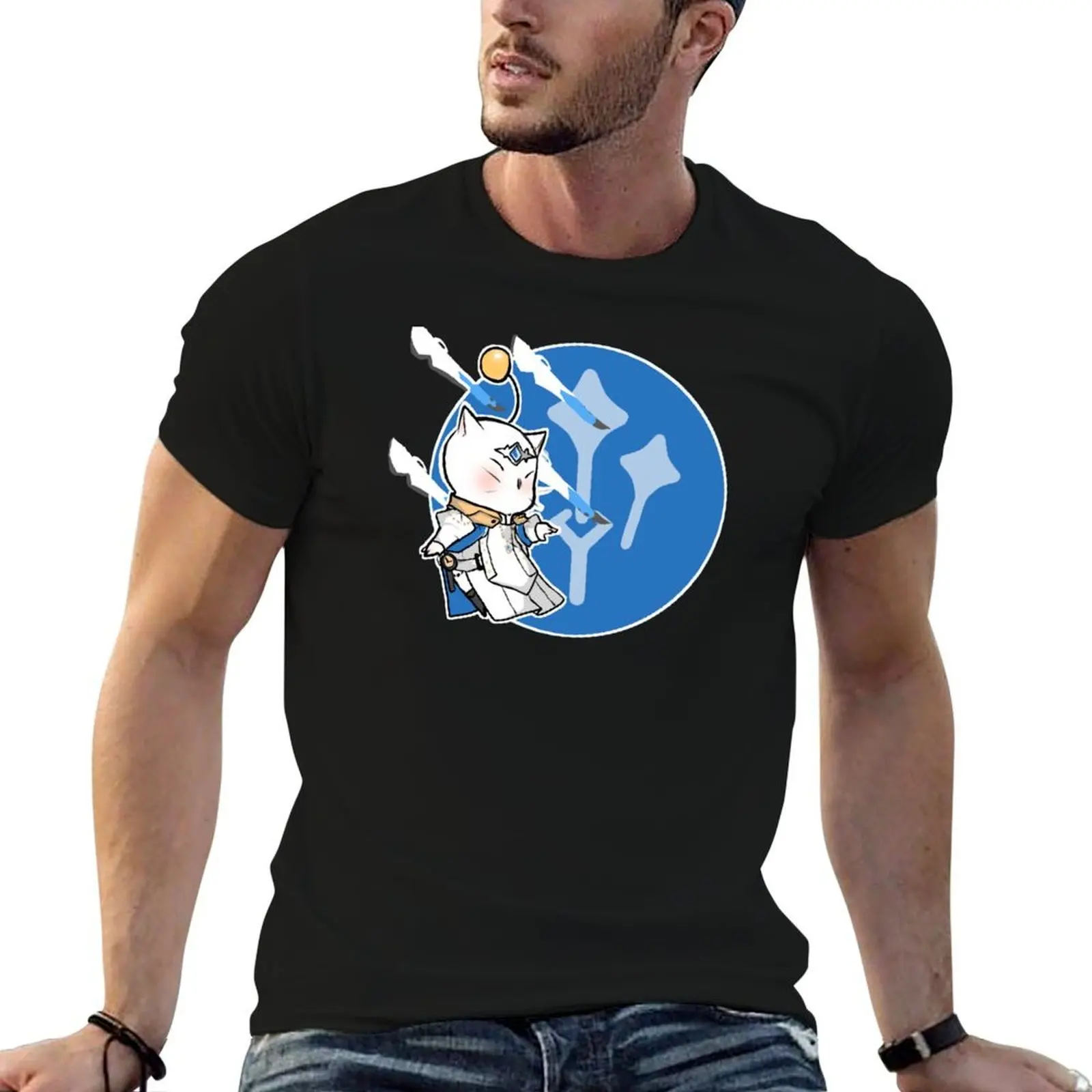 

SAGE MOOGLE FFXIV T-Shirt t shirts for man cotton funny anime t shirts oversize T-Shirt