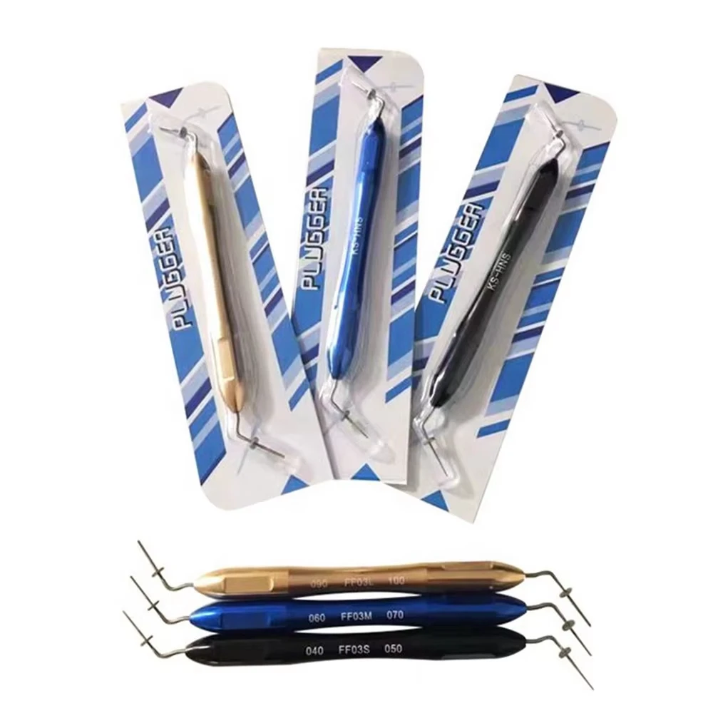 

NIGF 1PC Dental Hand Plugger Endo Gutta Percha Buchanan Hand Canal Filling Stainless Steel Dentist Instrument Tool Endodontic