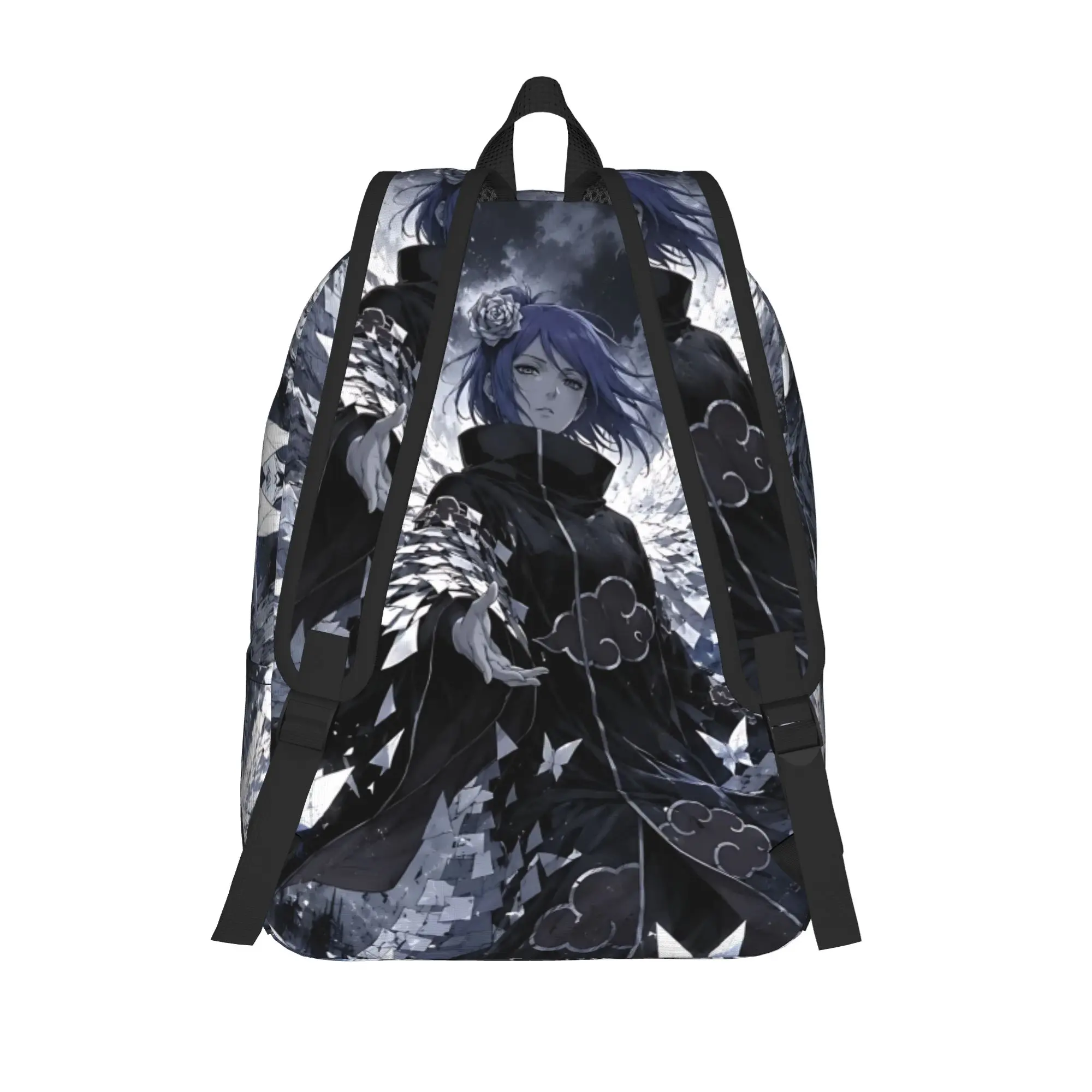 Fashion Naruto Anime Theme Backpack  Mochilas Snack Storage Camping Retro Washable Rucksack