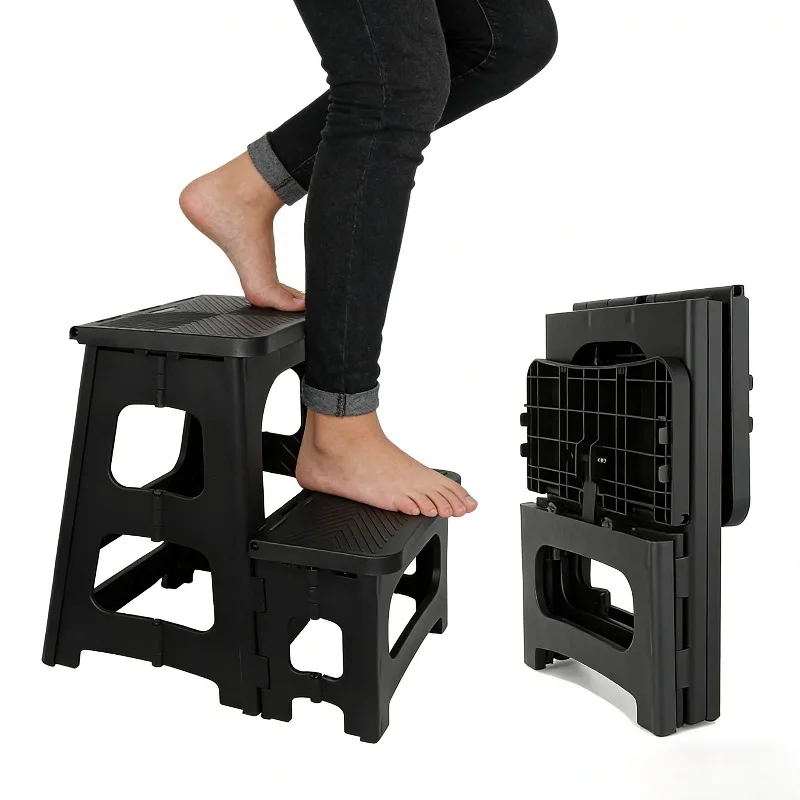Home Foldable Stool Climbing Stool Ladder Folding Pedal Multi Functional Stable Support Anti Slip Ladder Children's Stool