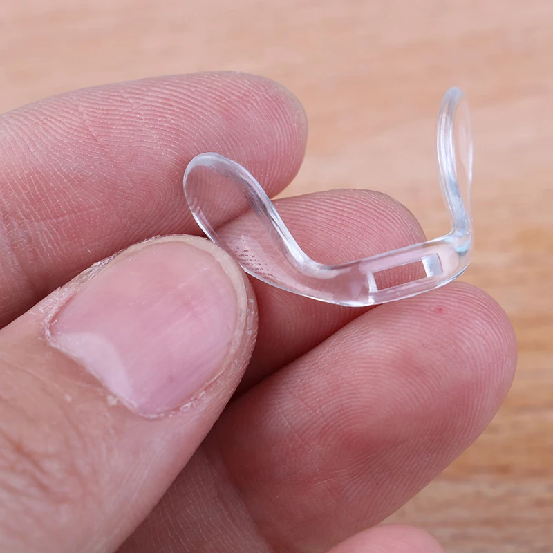 Multi Style Silicone Anti-Slip Nose Pads Eyeglass Sunglasses Stick On Pad Eye Glasses 2 Pcs U Shape