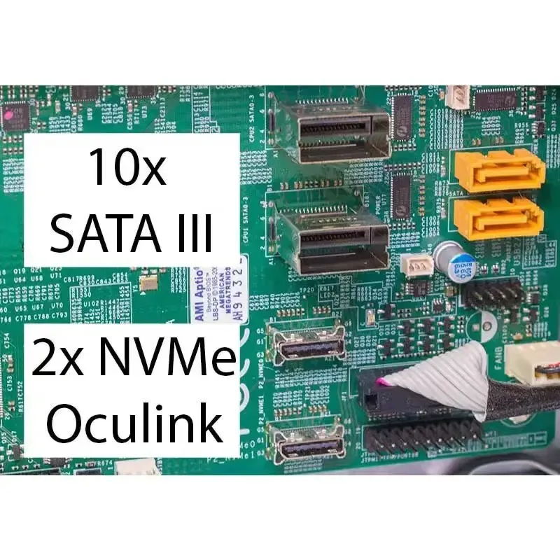 【الأكثر مبيعًا】لوحة أم H11DSi مستعملة EPYC 7002 سلسلة 2 تيرا بايت مسجلة ECC DDR4 2666 ميجا هرتز SDRAM H11DSi لوحة أم للخادم
