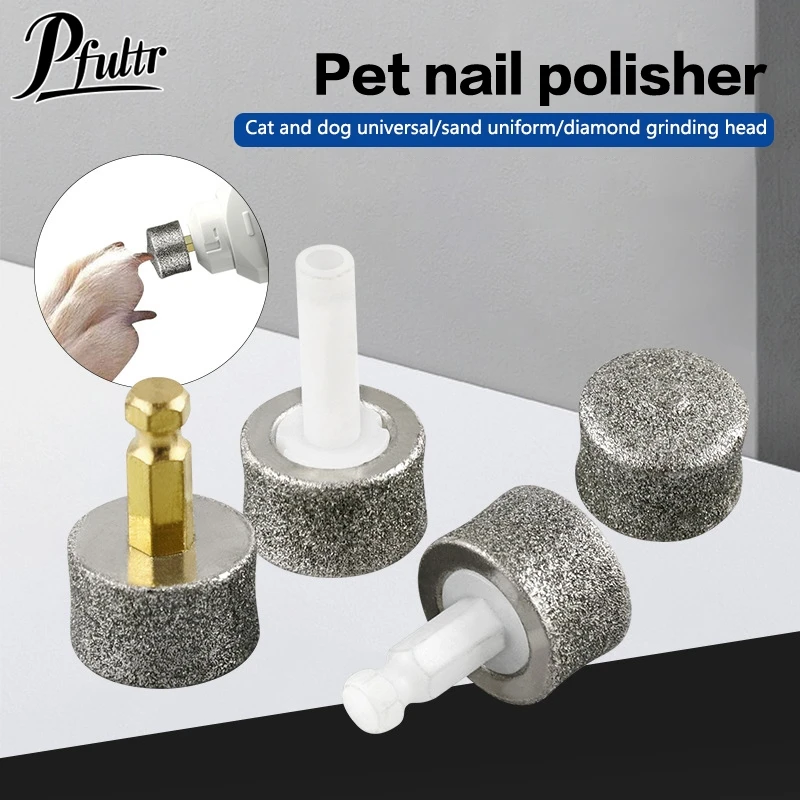 Electric Nail Polisher Wheel Replacement Grinding Head Pet Nail Grinder Head Trimmer Clipper Pet Paws Grooming Tools