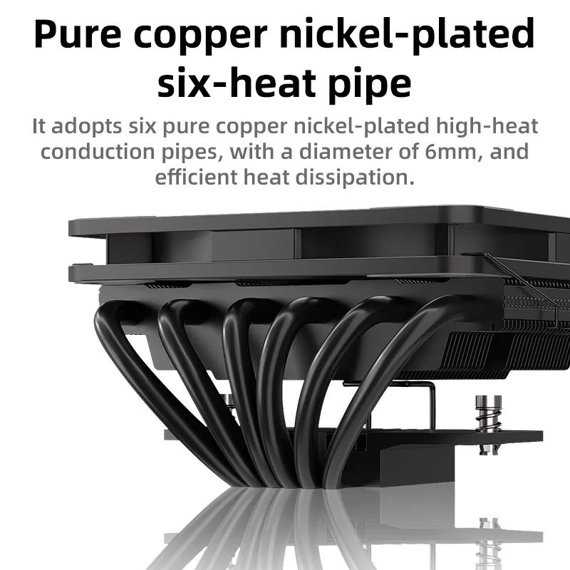 Teucer CPU Cooler 6 HeatPipes Processador หม้อน้ํา 12 ซม.12015 PWM พัดลมเงียบสําหรับ LGA1700 1200 1151 1150X79X99 2011 AM4 AM5