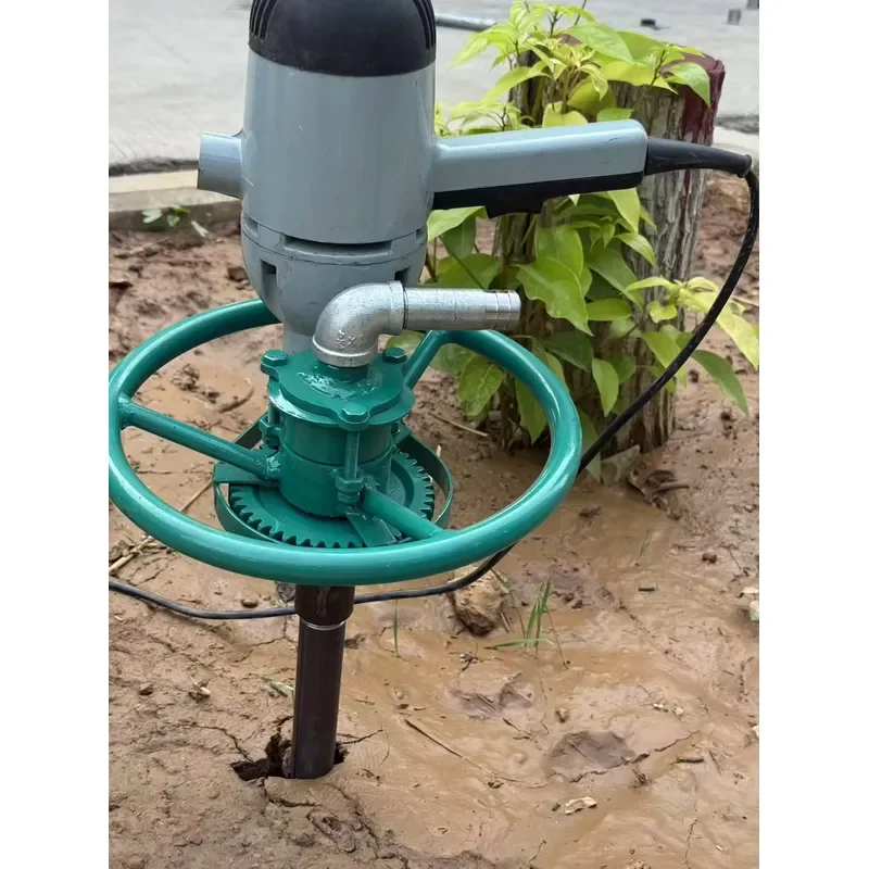Electric Rotary Drilling Rig 50-200mm Drilling Diameter Max 40m Depth Core Components Included Household Water Well Use Low