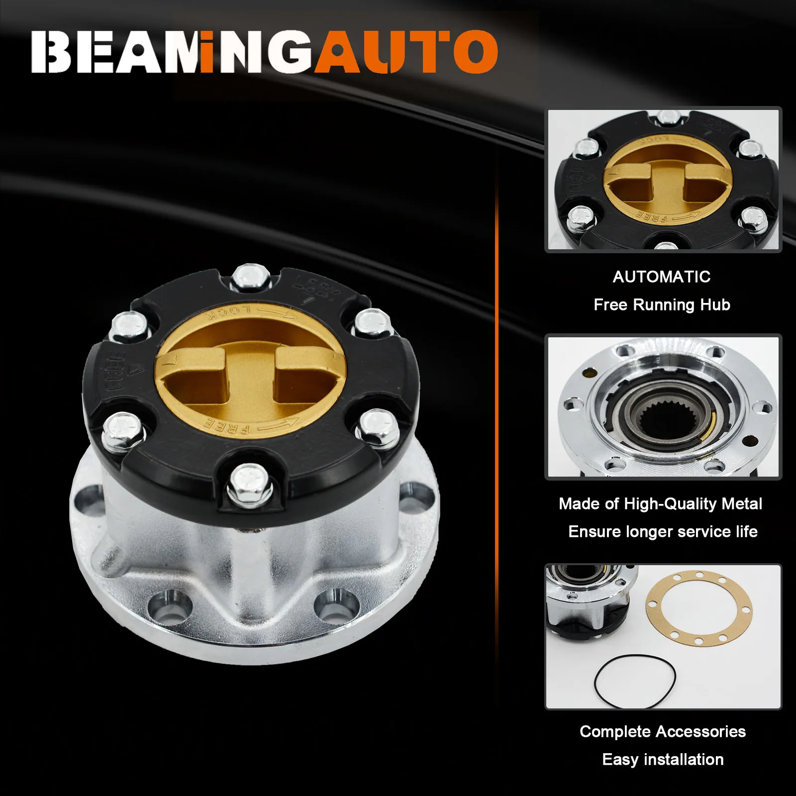 For Suzuki Samurai SJ413 Mechanical Hubs Free Wheel Locking Hubs Vitara Jimny SJ410 X90 Escudo Sierra Alloy 4381060A00 26 Spline