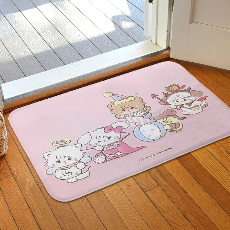 Bathroom Foot Mat Non-slip G-Mikko Kitchen Balcony Hallway Carpet Slip-resistant Entrance Door Doormat Bedroom Living Room Rug