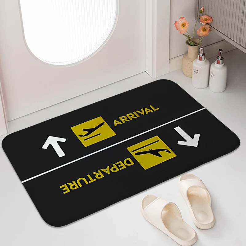 Arricals Bathroom Rug Bedroom Living Room Floor Carpet Anti Slip Doormat Entrance Door Toilet Foot Mat Modern Home Decoration