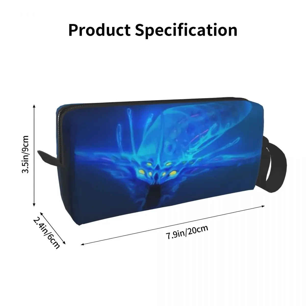 Subnautica- Ghost Leviathan Poster Pencil Cases Big Capacity Pen Bags Pen Box Pencil Pouch For Boys Girls Stationery Makeup Bag