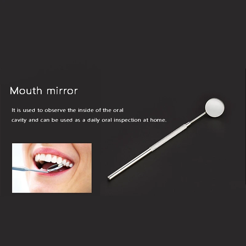 6Pc/Set Stainless Dentist Tools Oral Endoscopy Instruments Tooth Stain Scraper Tweezers  Care  Set