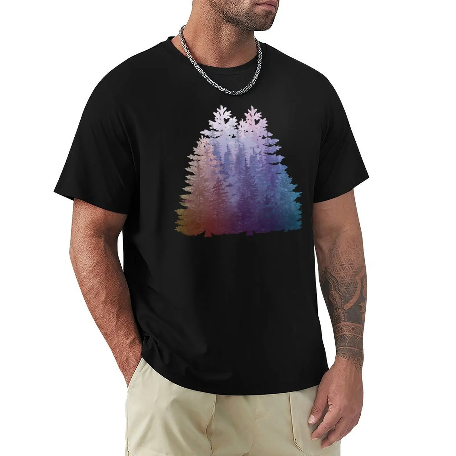 My Misty Secret Forest Pine Trees T-Shirt funny t shirts dark humor T-Shirt