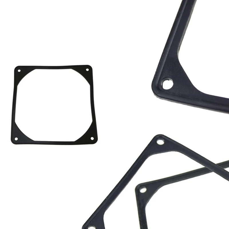 10Pcs Anti-Vibration Silicon Fan Gasket Noise Reducing Gasket Pad For PC Computer Case Fan