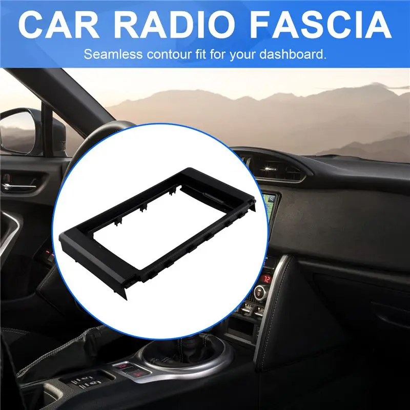 Exquisite 9 Inch Car Fascia Radio Panel For Toyota GR86 2022+ Dash Kit Install Facia Console Bezel Android Adapter Plate Cover