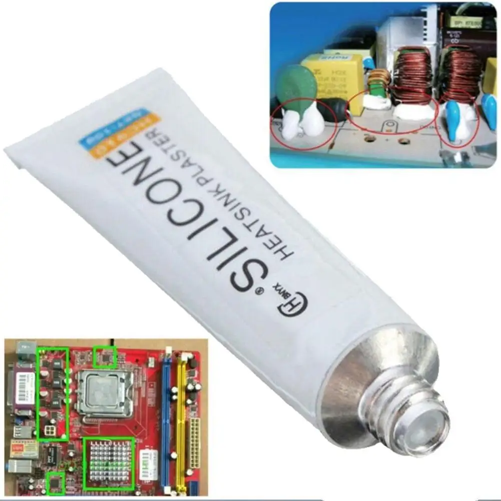 Heatsink Plaster 1/2/3pcs Thermal Silicone Adhesive Cooling Paste Strong Adhesive Compound Glue For Heat Sink Sticky