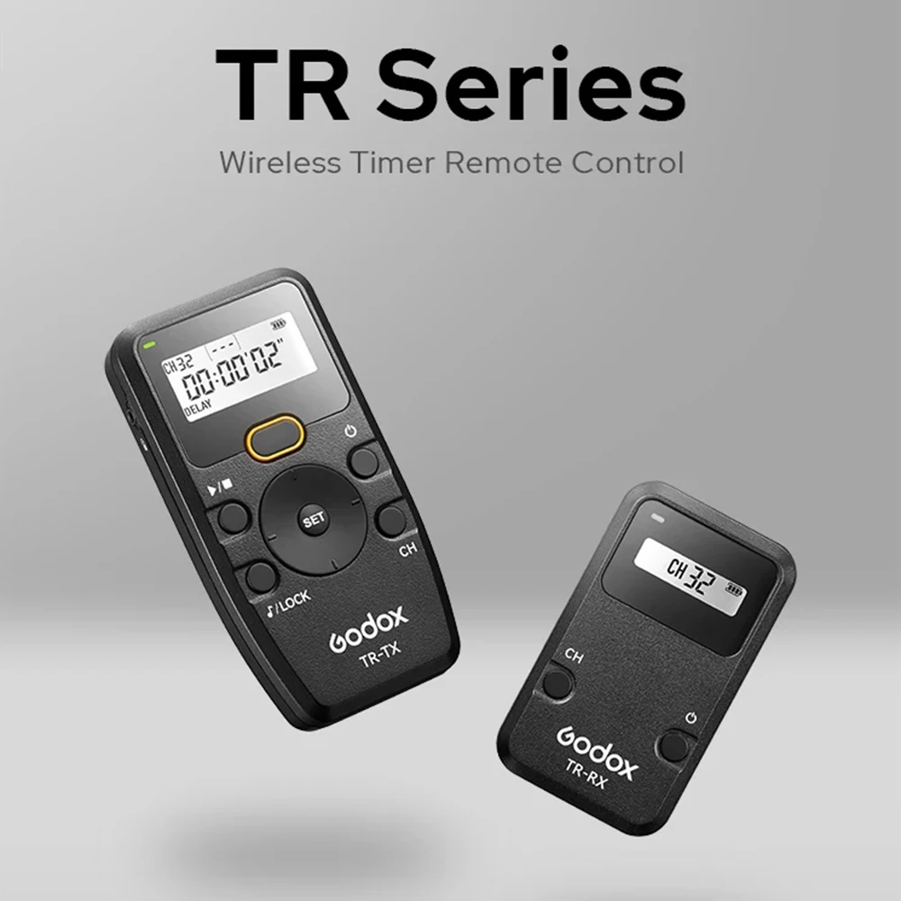 Godox TR-C1 C3 N1 N3 S1 S2 P1 OP12 2.4GHz Wireless Timer Remote Control TR-TX RX for Canon Nikon Sony Olympus Panasonic Pentax