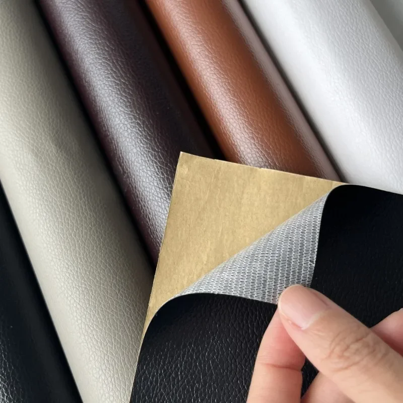 250X137CM Self-adhesive Leather Repair Patch for Car Interior PVC Leather Fabric Stickers Sofa Seat Refurbishment Leathercraft