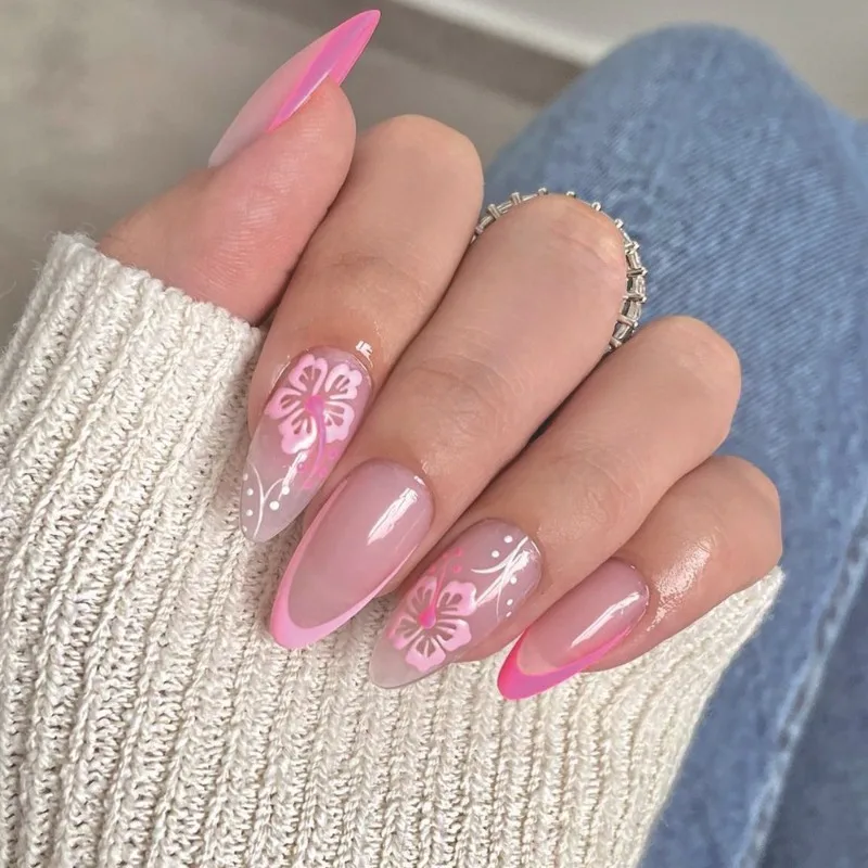 дешевые накладные ногти среднего размера