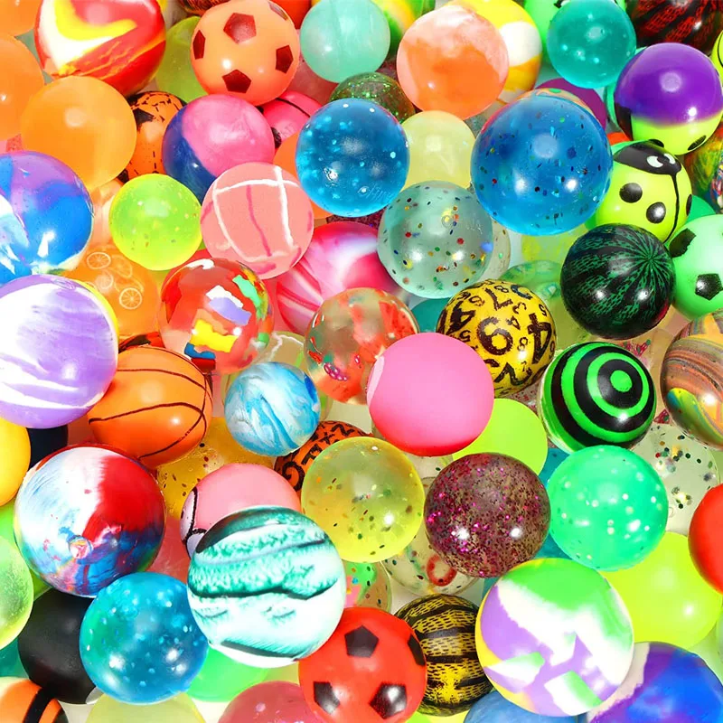 12/24 pezzi palla rimbalzante in gomma giocattolo 30 mm lotto balle Rebondissante per distributori automatici capsule giocattoli a sorpresa bambini ragazzi ragazze regalo