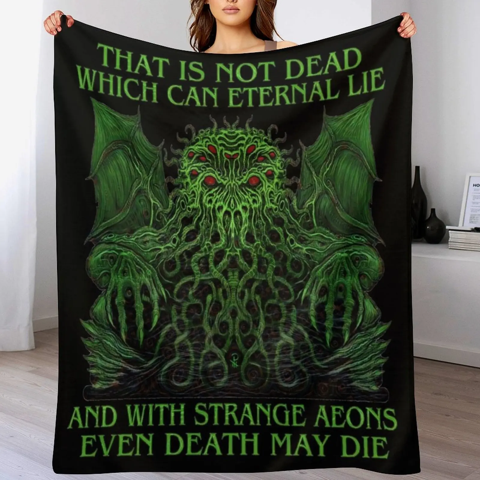 Cthulhu Idol - Azhmodai 2018 Throw Blanket Cute Decorative Sofas Sleeping Bag Blankets