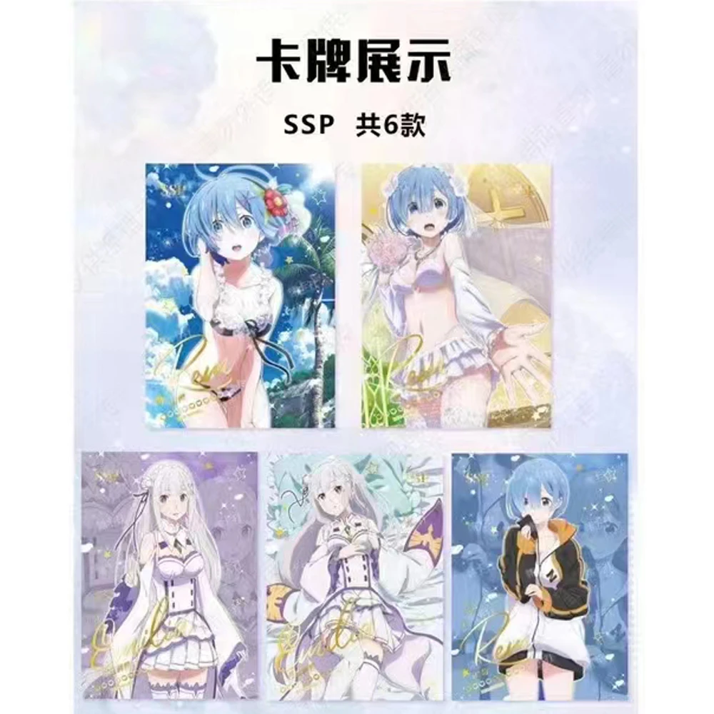 New Original Card.fun Re: ZERO -Starting Life In Another World Collection Game Anime Card Table Board Toys for Christmas Gift