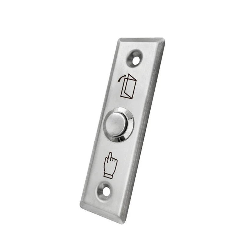 

Stainless Steel Exit Button Switch For Lock Door Access Control System Door Push Exit Door Release Button Alloy Switch