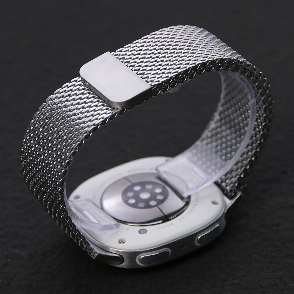 メンズビジネスストラップ サムスンギャラクシーウォッチ8 40mm 44mm用 ステンレススチールブレスレット ギャラクシーウォッチ8クラシック46mm用 メタルリストバンド