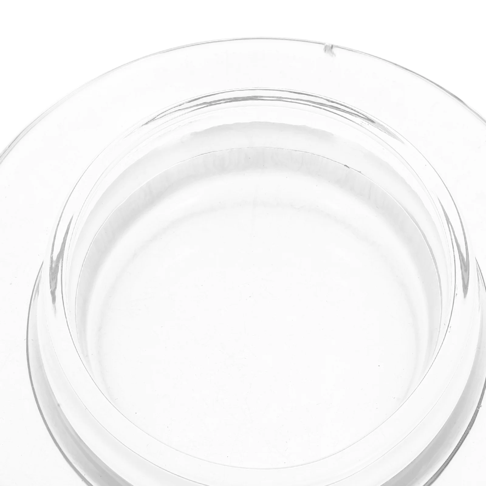 Soporte de tinta transparente, tapa de cúpula de vidrio transparente para caligrafía, tazón de mezcla de almacenamiento de tinta Sumi, suministros de arte de pintura japonesa