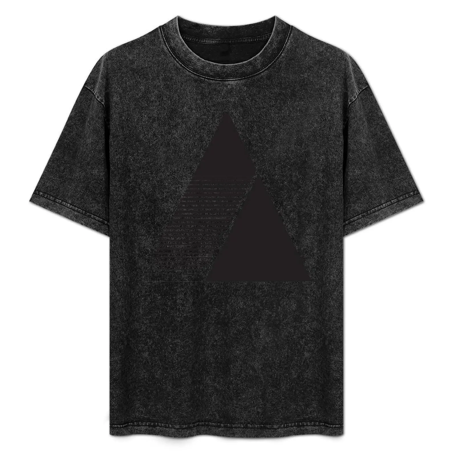 Geometric Triangle 2 T-Shirt Blouse vintage oversized t shirt heavyweight t shirts for men