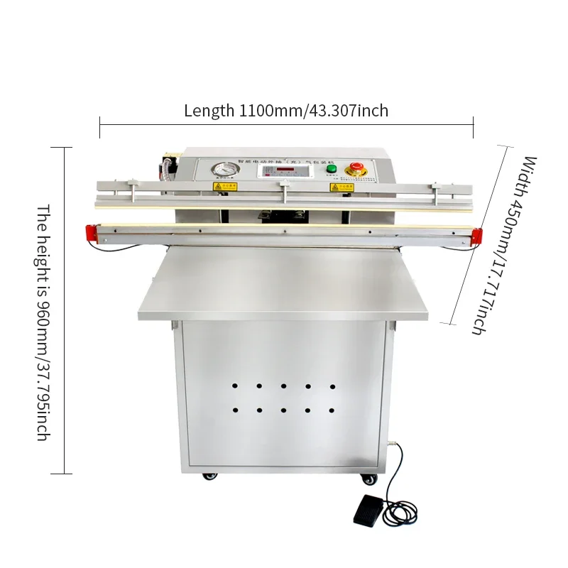 External Suction vacuum machine for food packaging/external Air-exhaust clothes automatic vacuum sealer