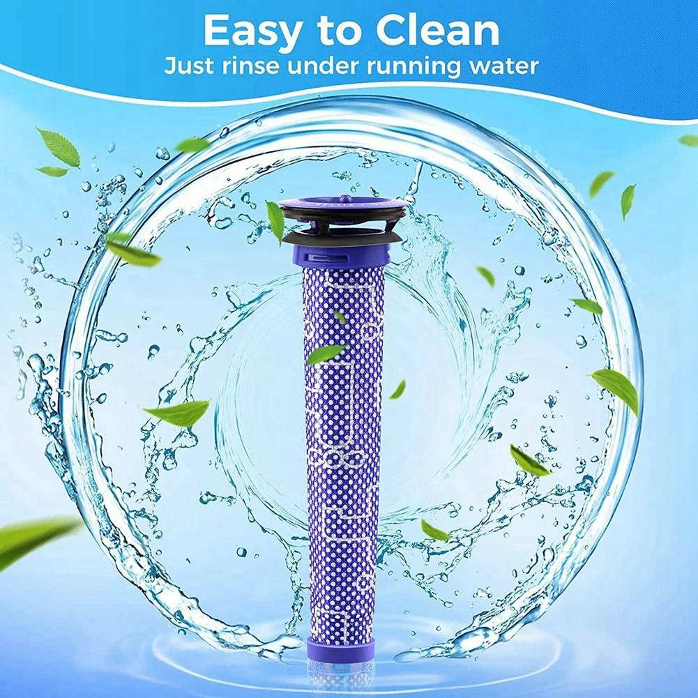 2 pak penggantian pra Filter untuk Dyson Filter vakum untuk Dyson V6 V7 V8 DC59 DC58 menggantikan bagian 965661 01