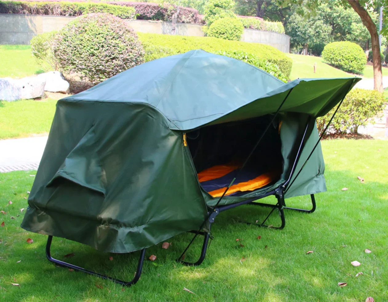 2022 New Style outdoor tents portable camping 1-2 person off ground sleeping bed 