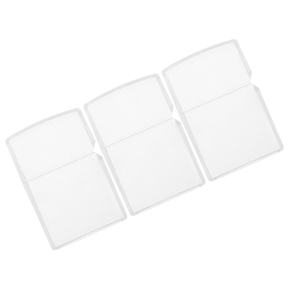

3pcs Clear Plastic Lighter Protective Case High Transparency Cover For Cigarette Lighter Scratch Resistant Storage Box