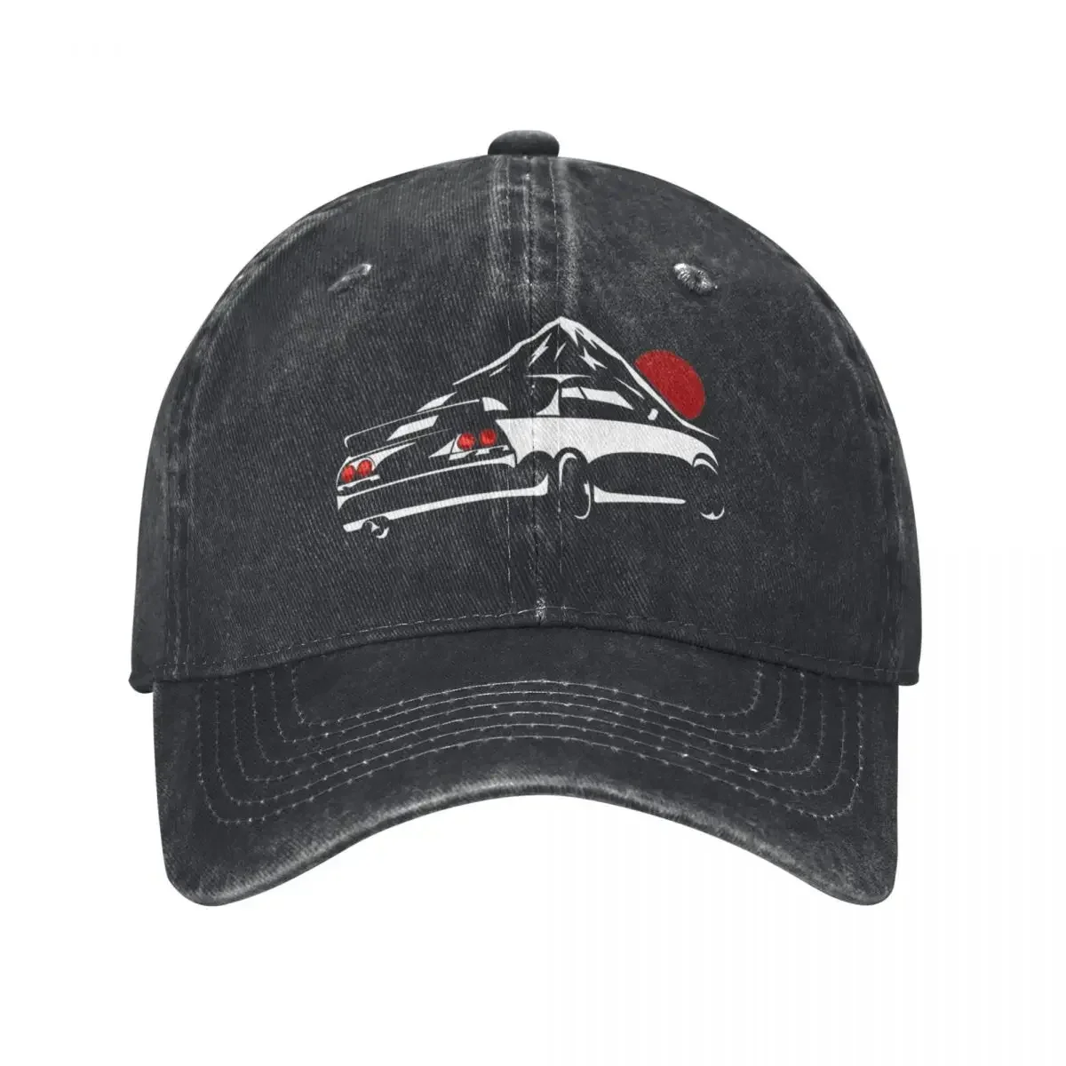 2026 JDM R33 Unisex Baseball Cap Drift Car Distressed Washed Caps Hat Vintage Outdoor Activities Unstructured Soft Snapback Hat
