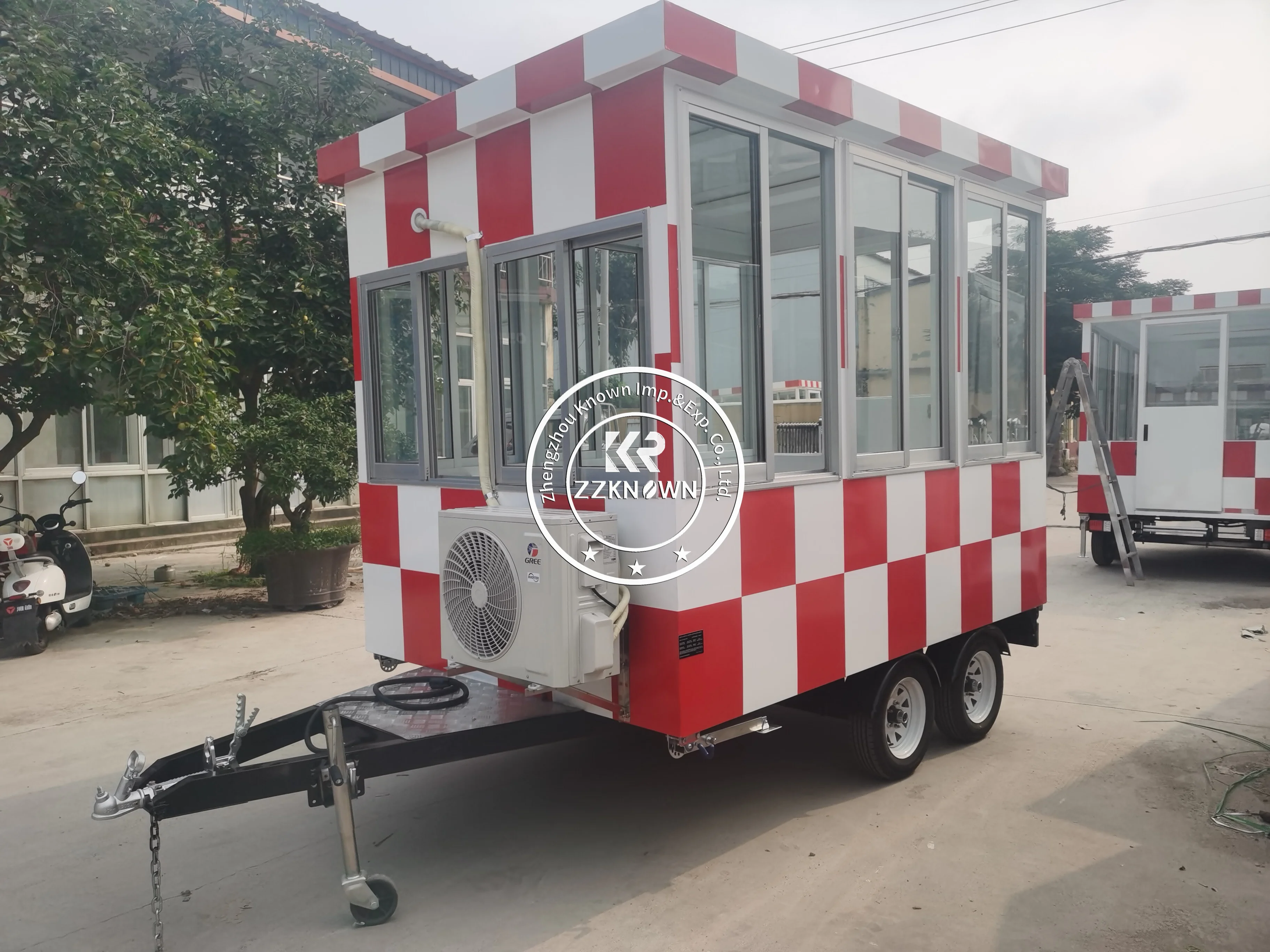 Professional Food Truck Manufacturer Taco Snack Machines Fruits Vending Cart Ice Cream Mobile Bar Street Mobile Food Trailer