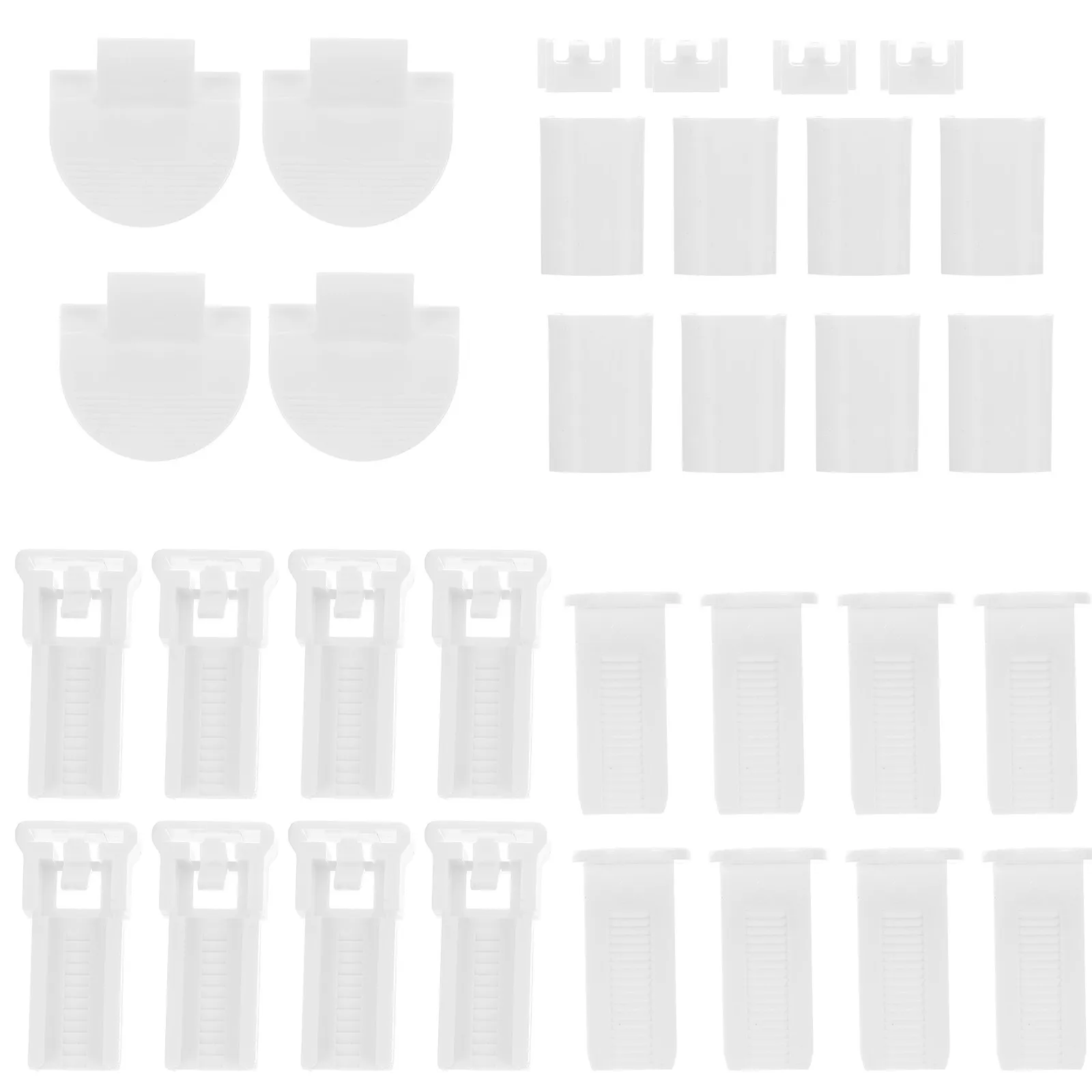 32Pcs Pleated Blinds Replacement Stems Premium Pom Plastic Repair Tabs for Fast Blind Restoration Works with All Standard
