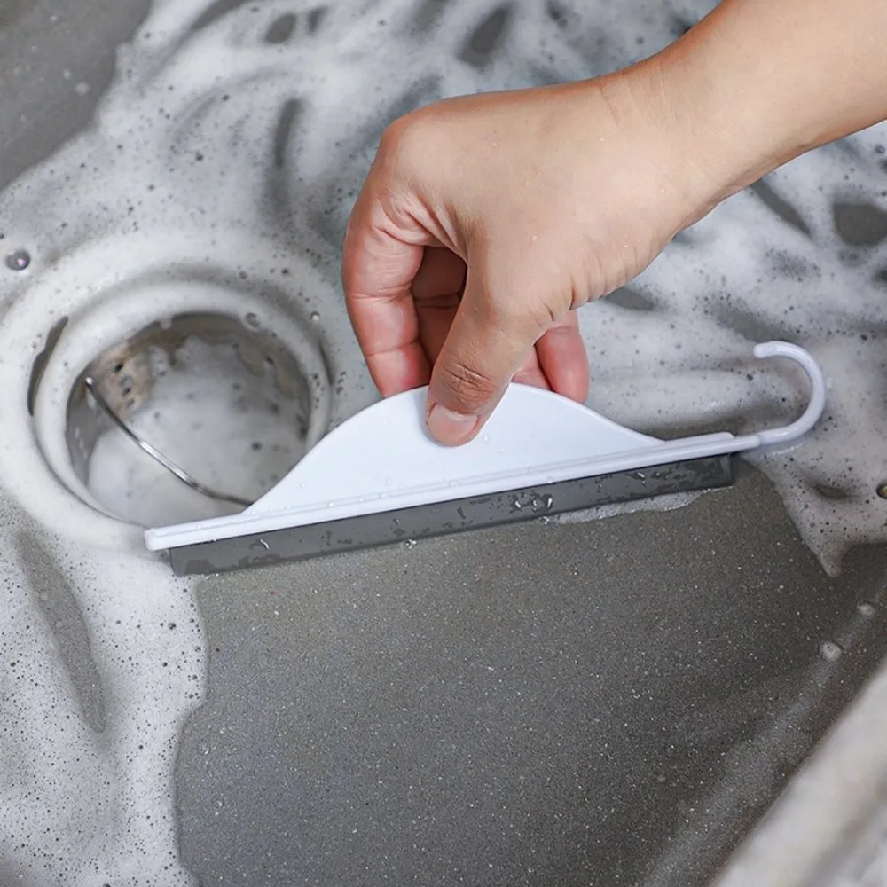 Mini Plastic Car Glass Mirror Scraper Window Shower Cleaning Wiper Tool Bathroom Washbasin Countertop Dedicated Cleaning Tool