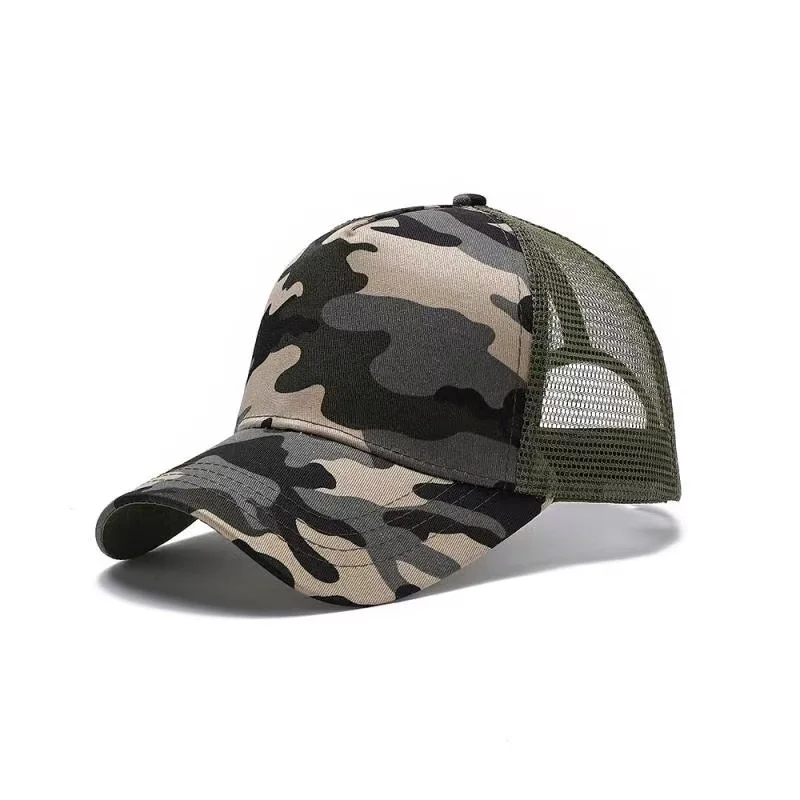 1 pc Custom DIY logo Adult Summer Mesh Baseball Caps Adjustable Trucker Cap for Women Men Sun Visor Cap