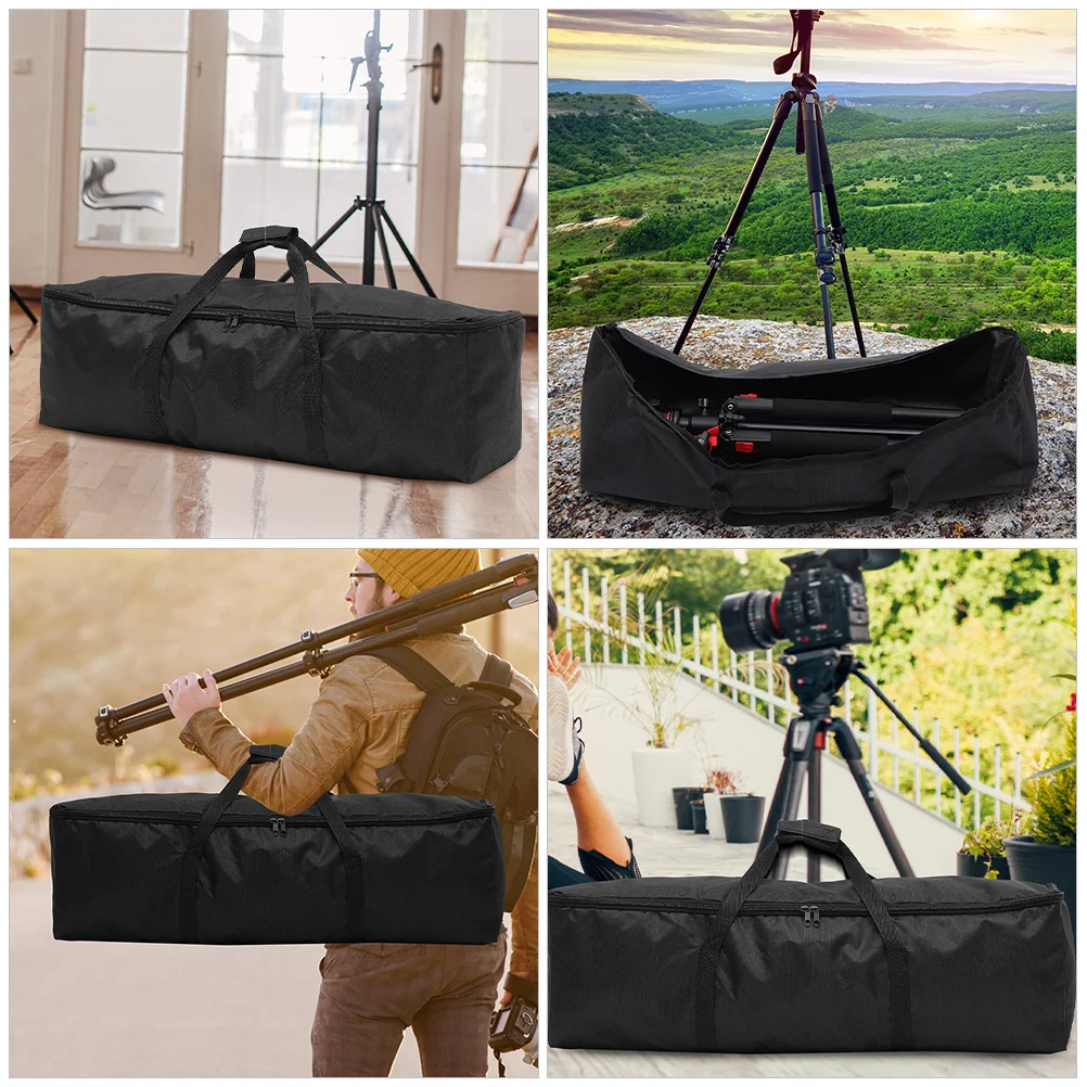

2Pcs Photography Equipment Storage Bags Oxford Cloth Tripod Carrying Cases Large Capacity Portable Zipper Tripod Storage Bags